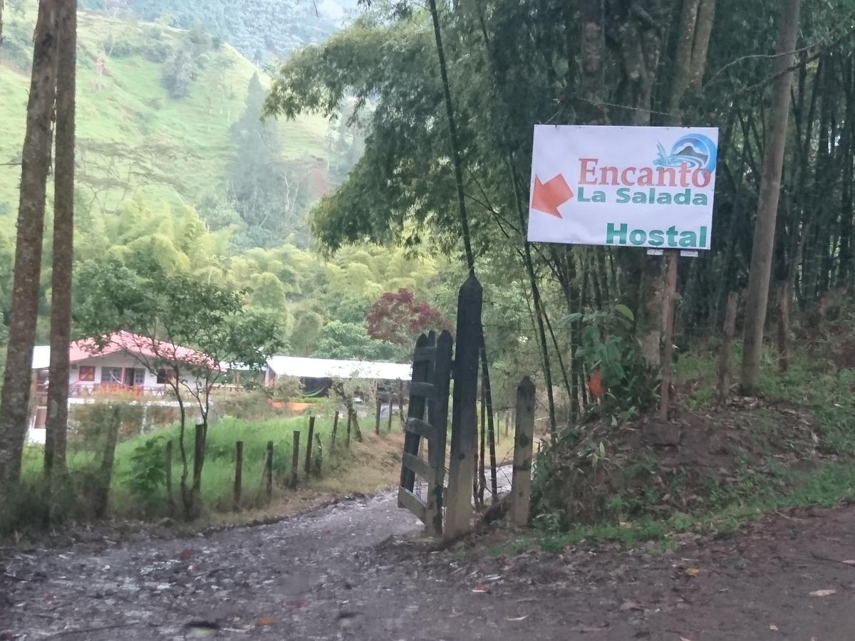 Hostal Encanto La Salada Jardin Exterior foto
