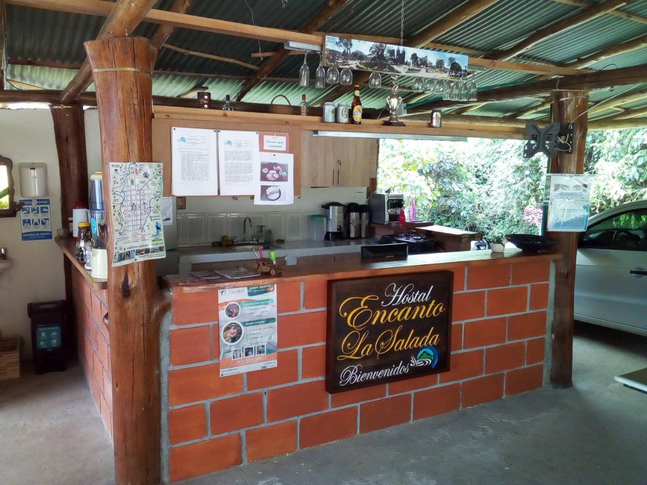 Hostal Encanto La Salada Jardin Exterior foto